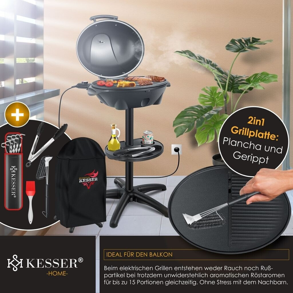 Kesser 2in1 Tischgrill-Standgrill