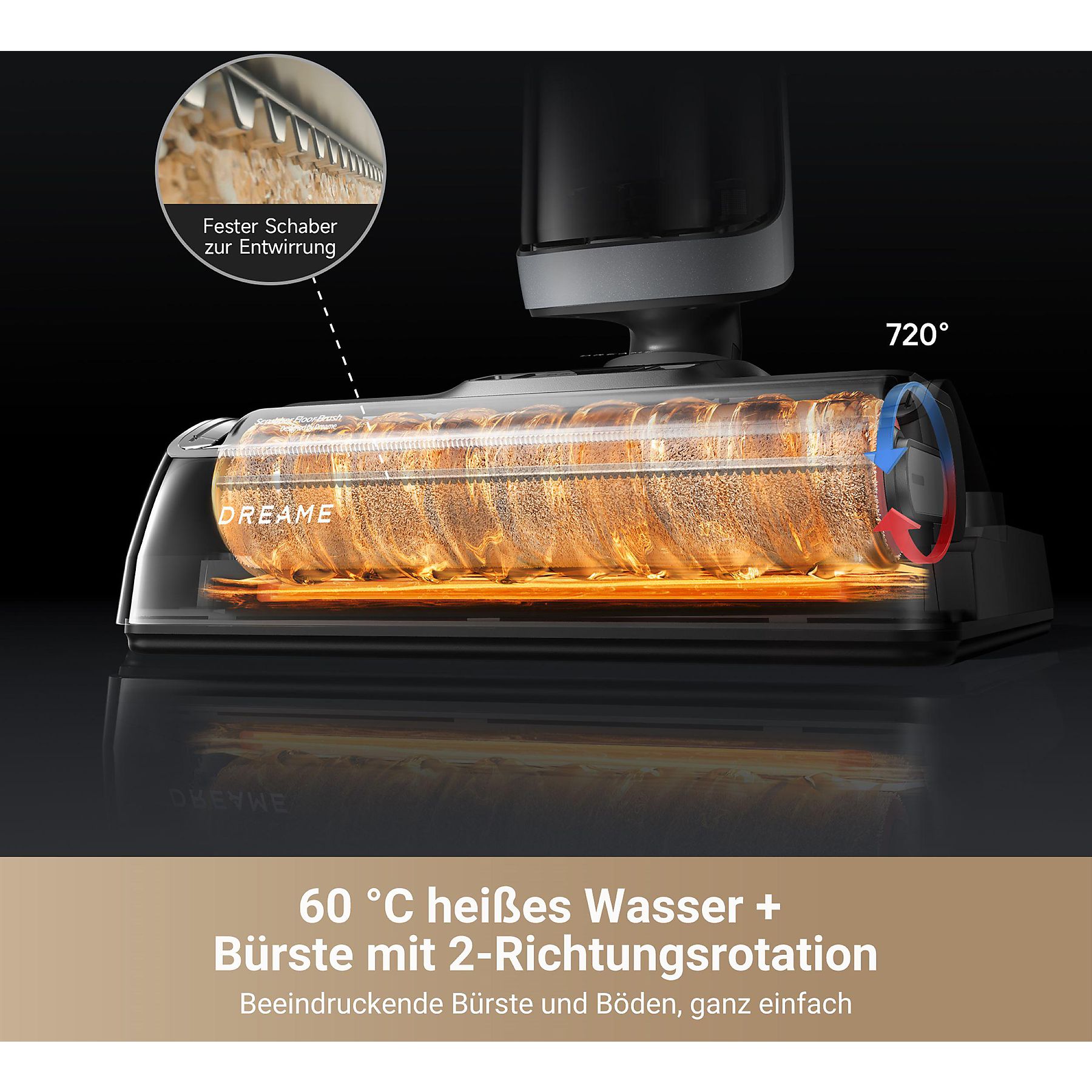 DREAME H14 Pro Nass- /Trockensauger, Akkubetrieb