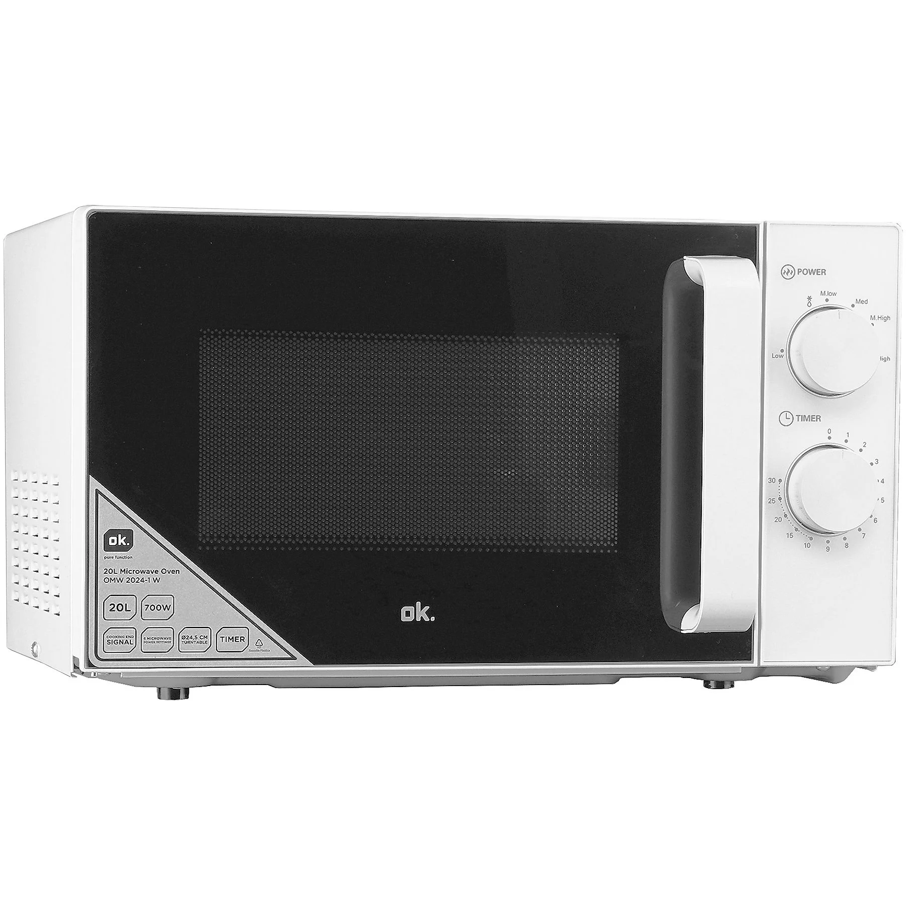 OK. OMW 2024-1 W, Mikrowelle Solo (700 Watt)
