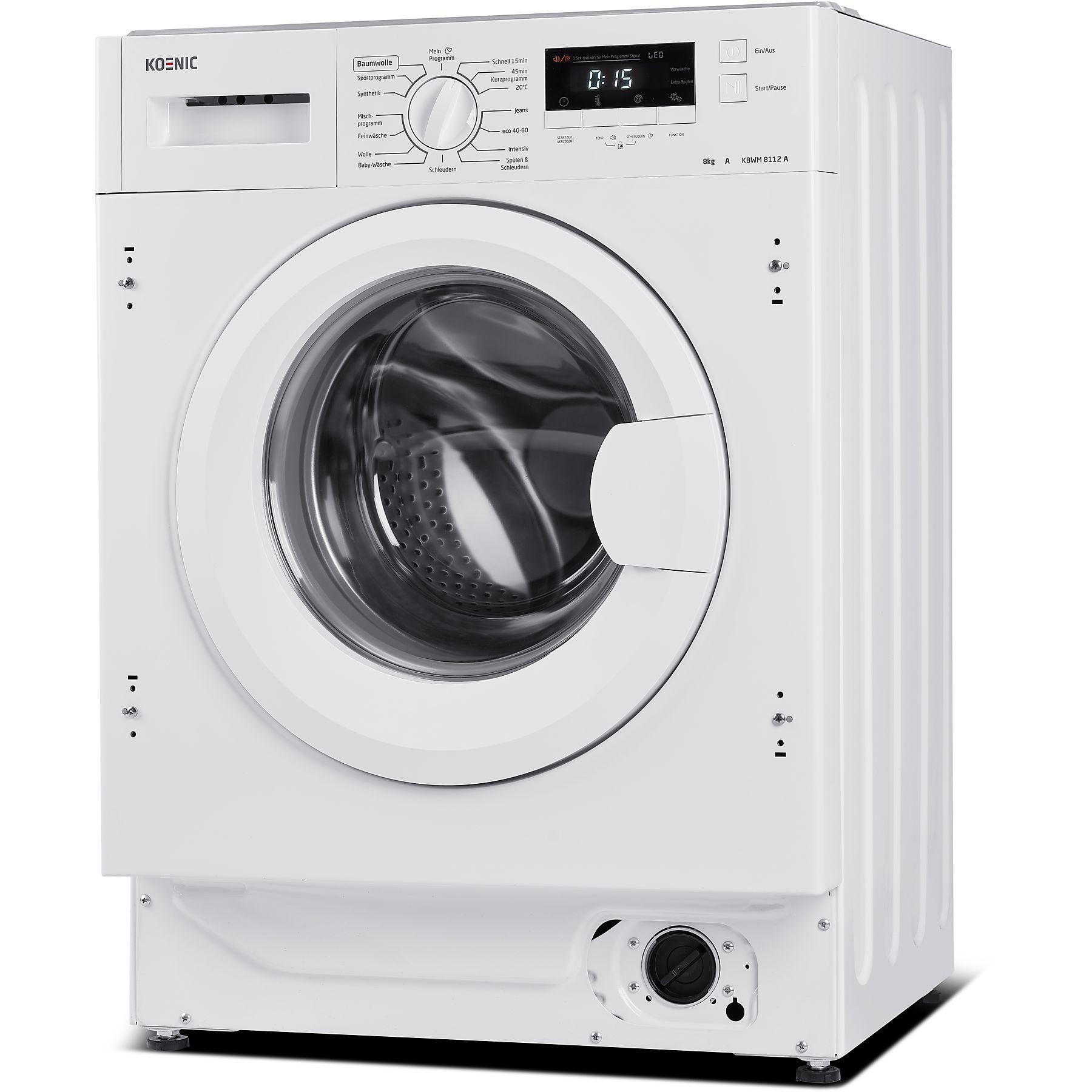 KOENIC KBWM 8112 A Waschmaschine (8 kg, 1350 U/Min., A)