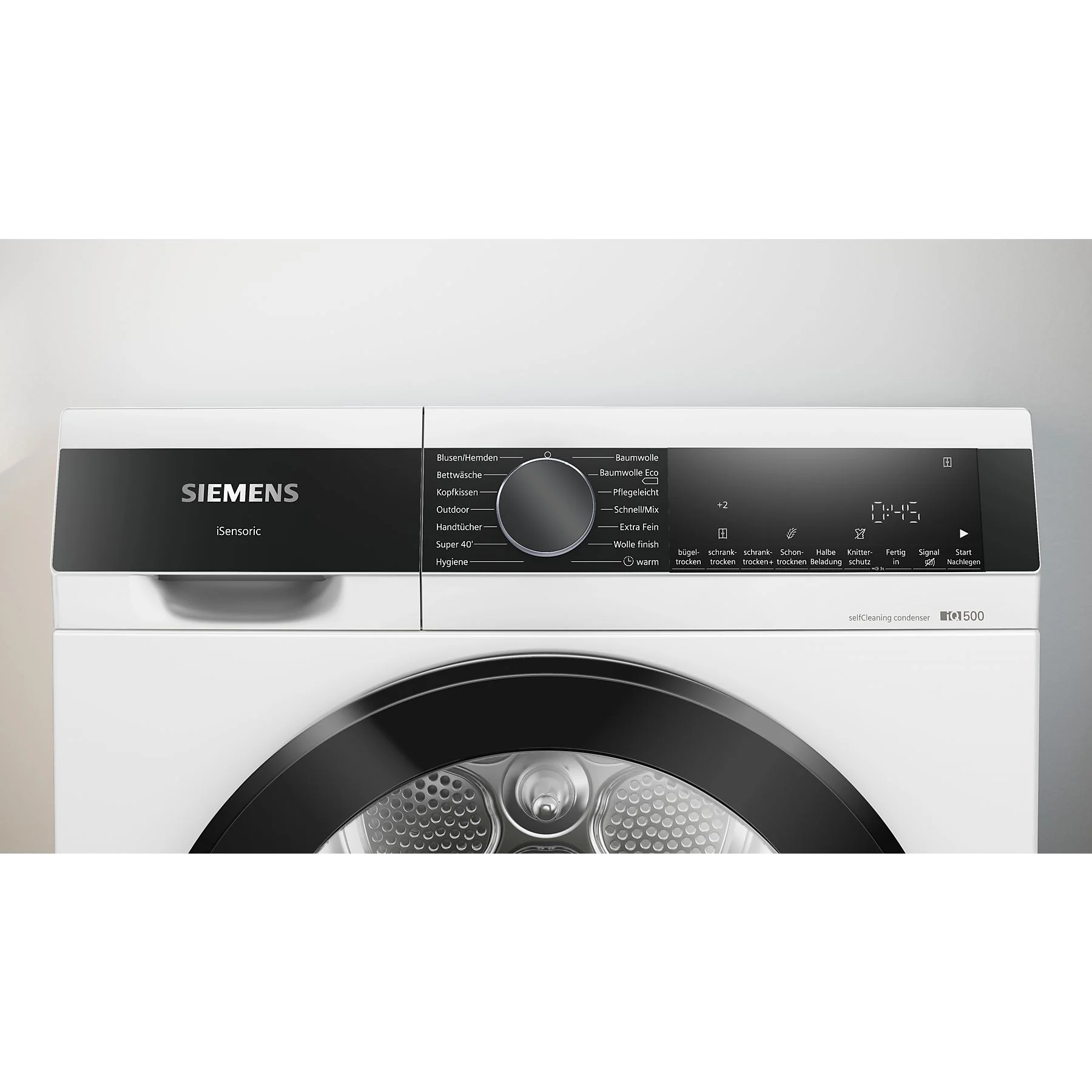 SIEMENS WQ45G2D00 Wärmepumpentrockner iQ500 (9,0 kg, Weiß)