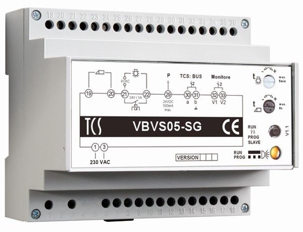 TCS PVC1420-0010 Video-Sprechanlagen-Set Aufputz für 2 WE