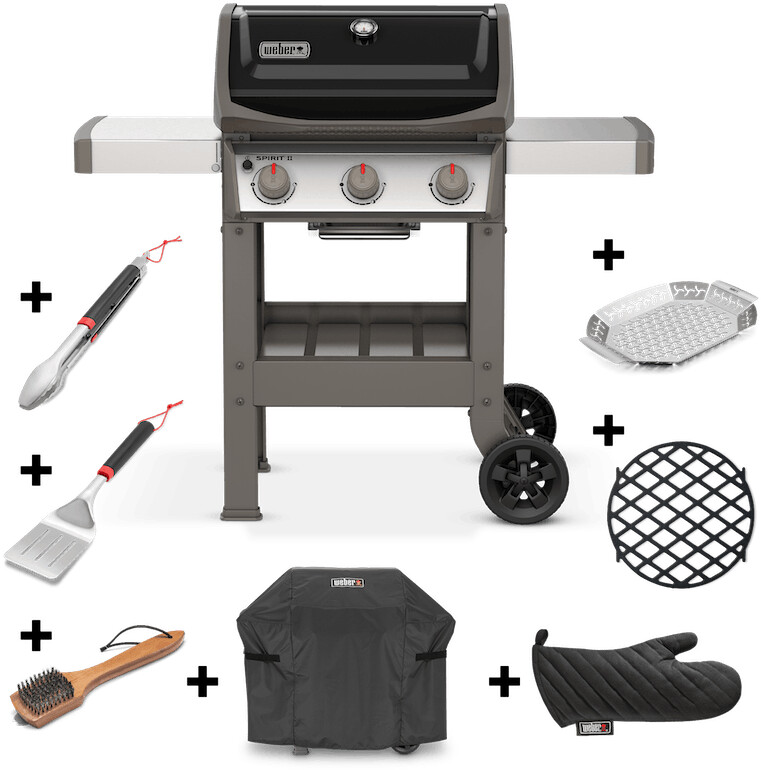 Weber Spirit II E 310 GBS Starter Set Premium Black