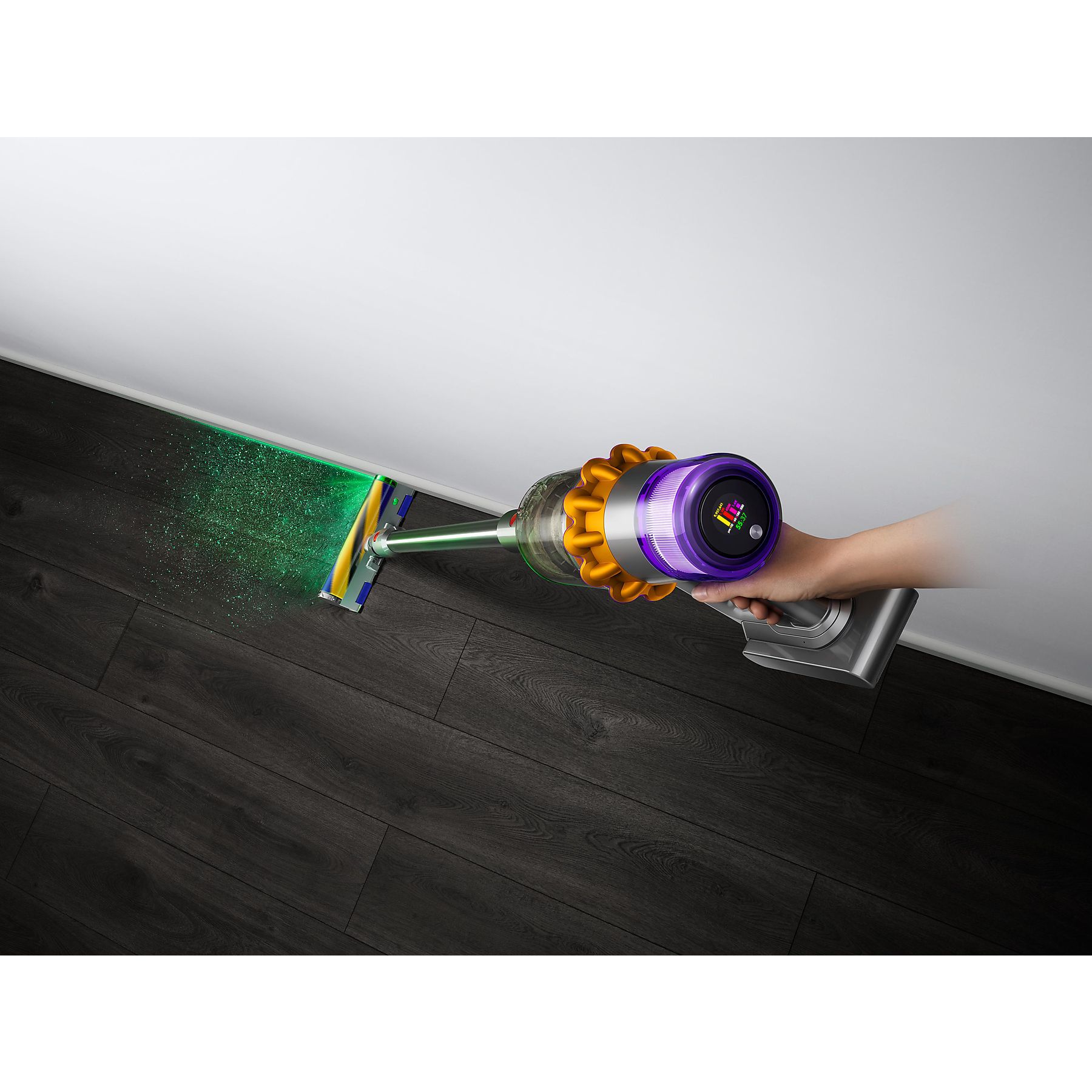 DYSON V15 Detect Absolute Stielsauger, Akkubetrieb, 660 Watt