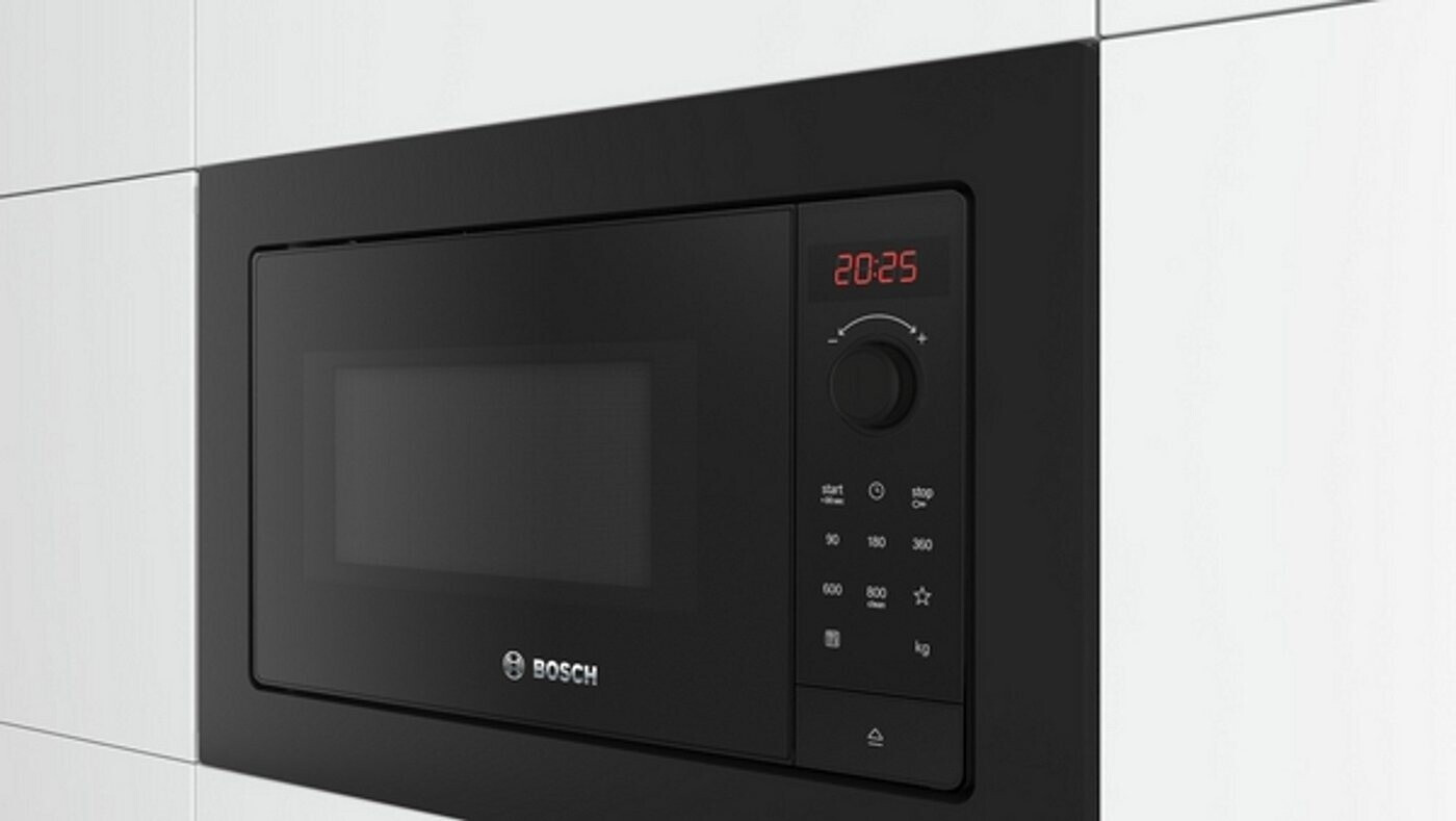 Bosch Serie 2 BFL623MB4, Einbau-Mikrowelle, Schwarz