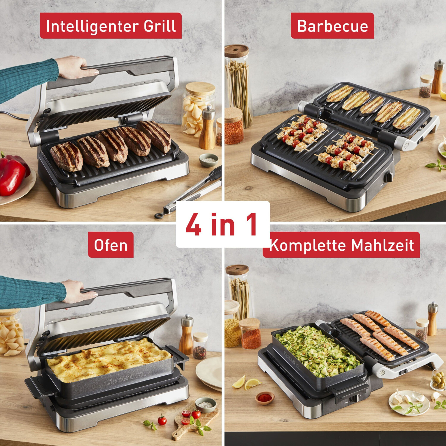 Tefal OptiGrill XL 4 in 1 (GC784D)