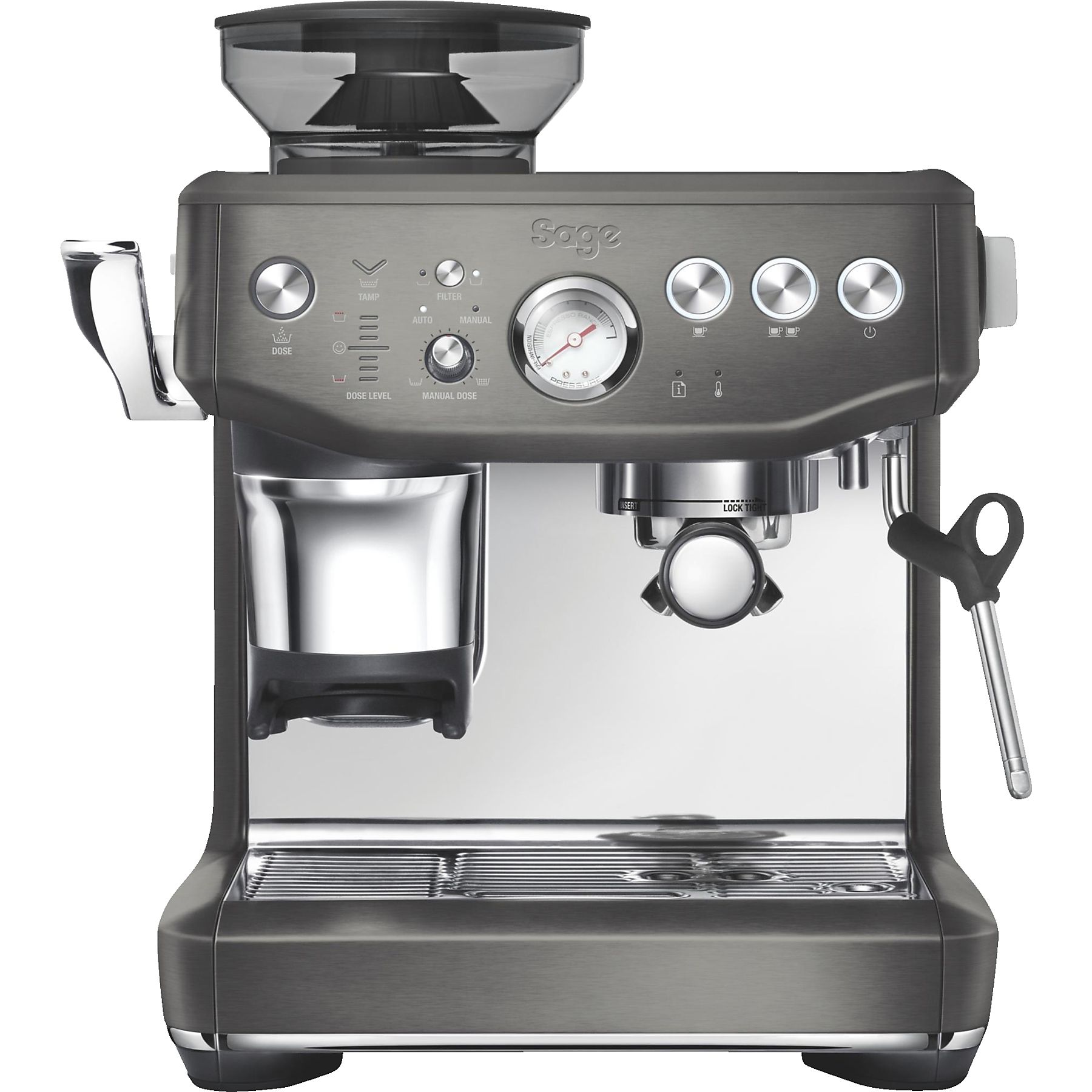 SAGE SES 876 BST The Impress Espressomaschine Black Stainless Steel