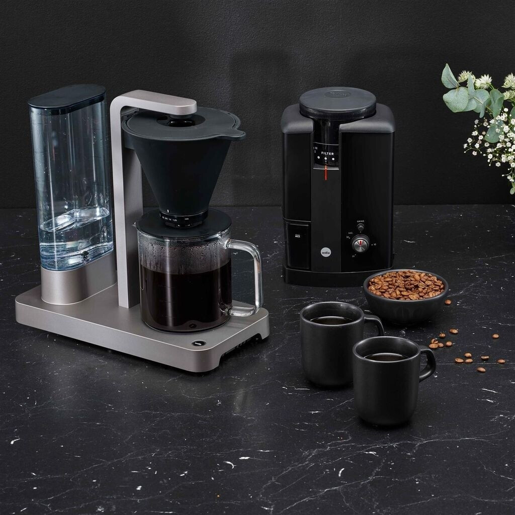 Wilfa Titanium CM7T-125 Performance Filterkaffeemaschine Schwarz Silber