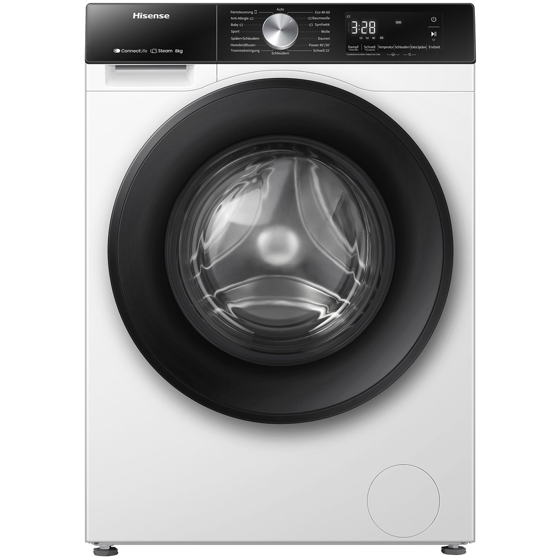 HISENSE WF3S8043BW3 Waschmaschine (8 kg, 1400 U/Min., A)