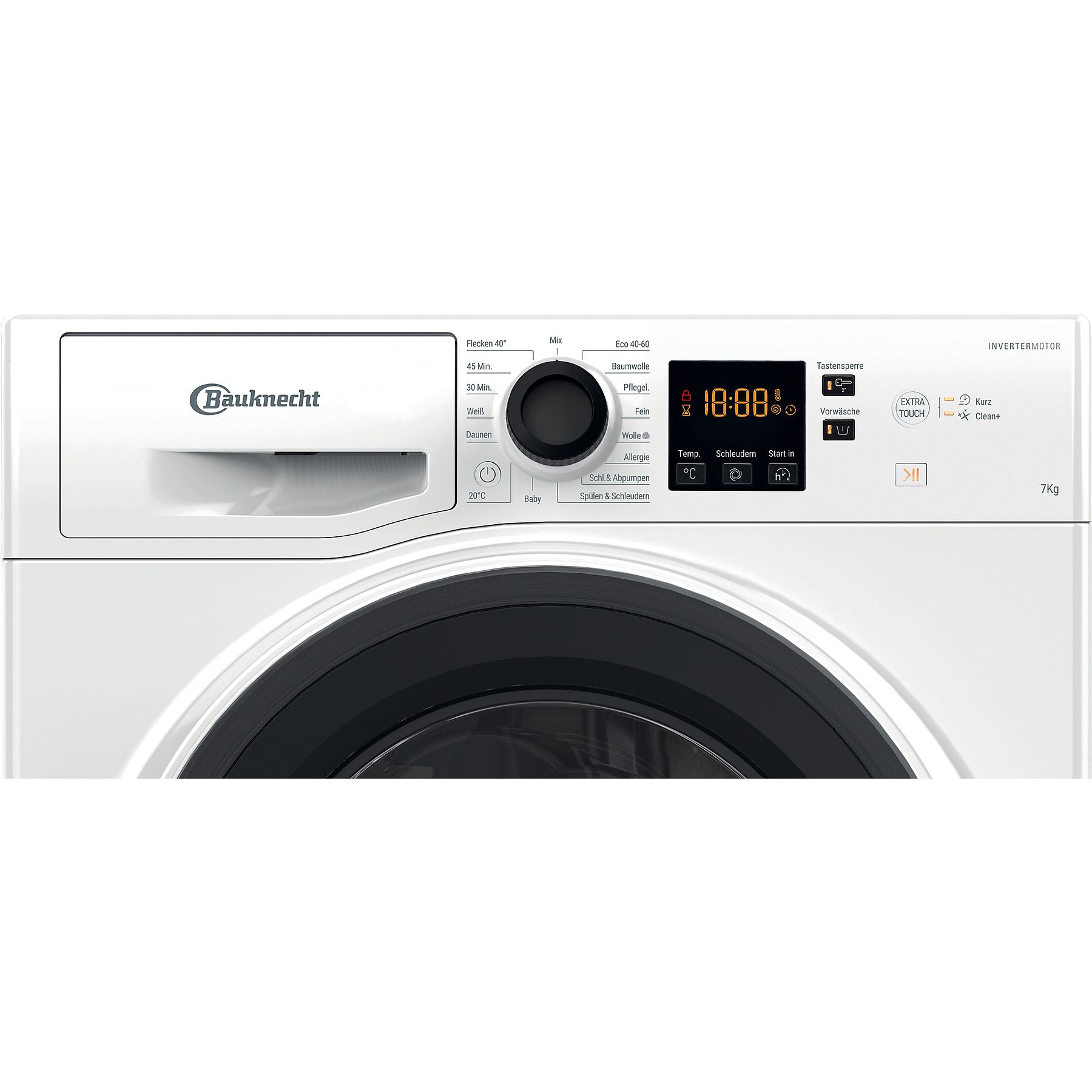 BAUKNECHT WM 7 M100 A Waschmaschine (7 kg, 1351 U/Min., A)