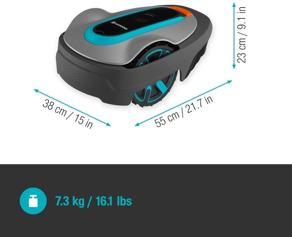 Gardena SILENO life 750 m² mit Bluetooth (15101-20)