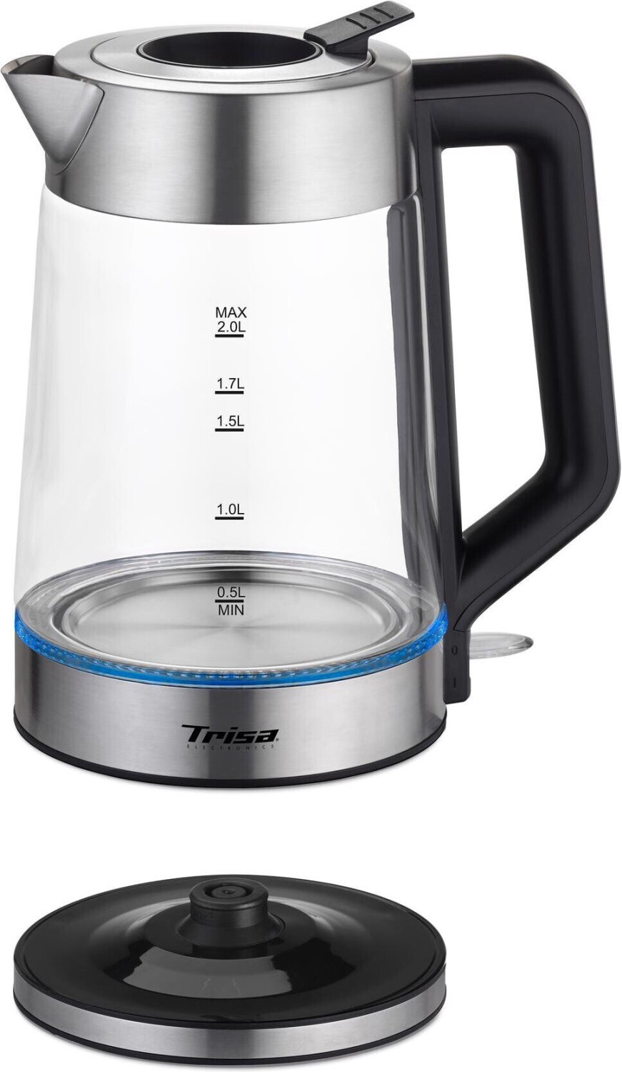 Trisa Easy Fill 2L Wasserkocher schnurlos Edelstahl