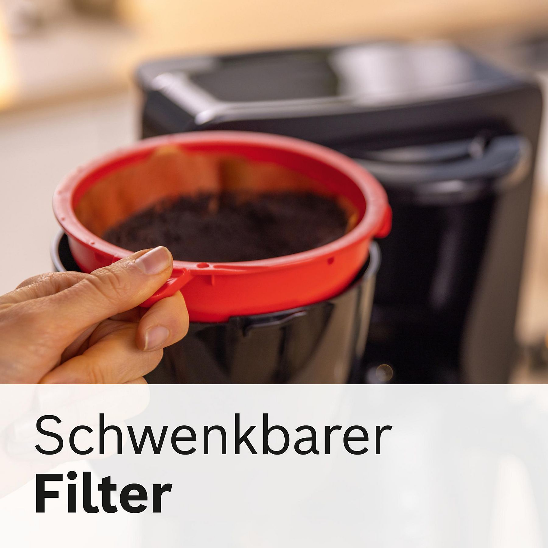 BOSCH TKA3M133 Kaffeemaschine Schwarz