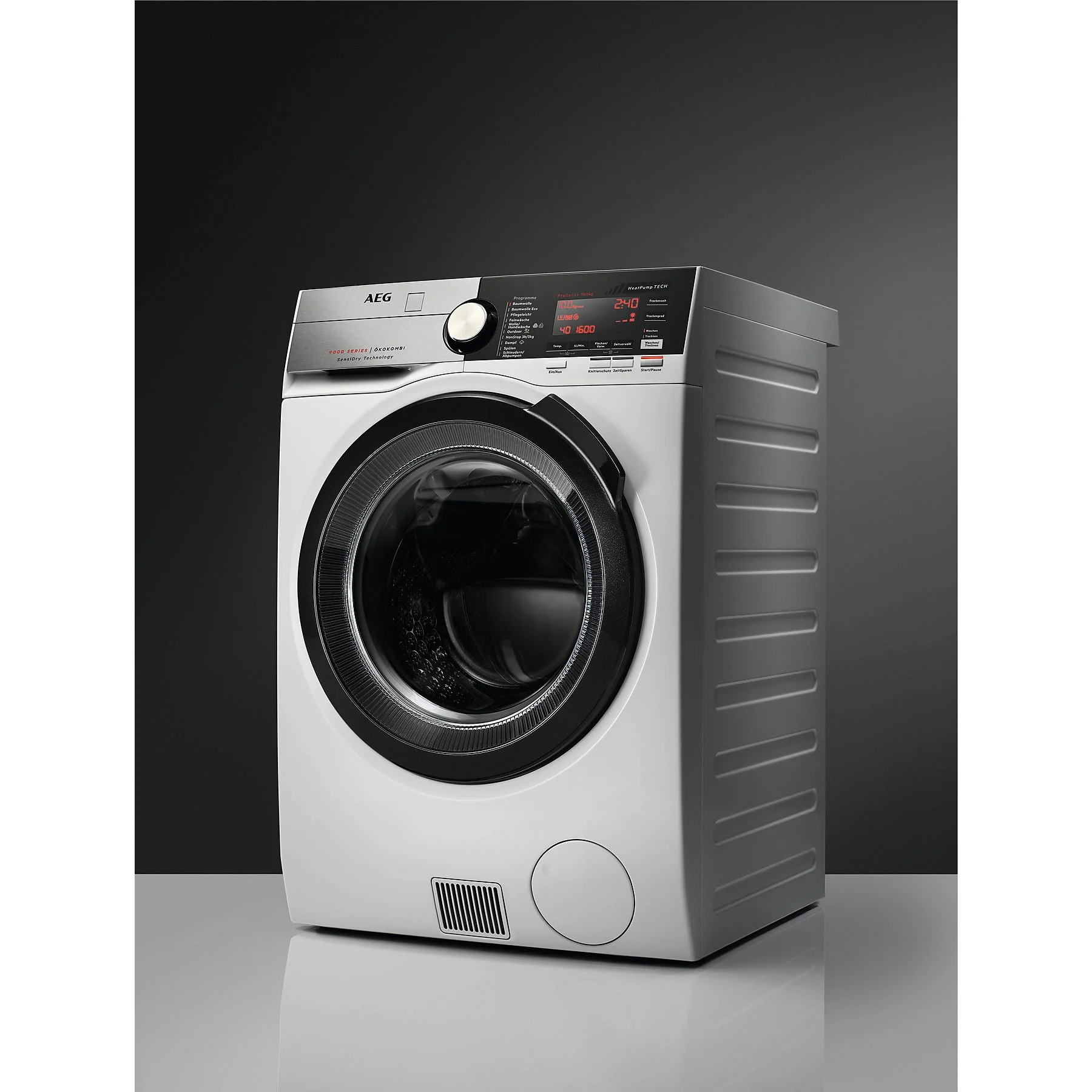 AEG L9WEF80690 Serie 9000 mit SensiDry Wärmepumpen-Technologie Waschtrockner (9 kg / 6 kg, 1551 U/Min.)