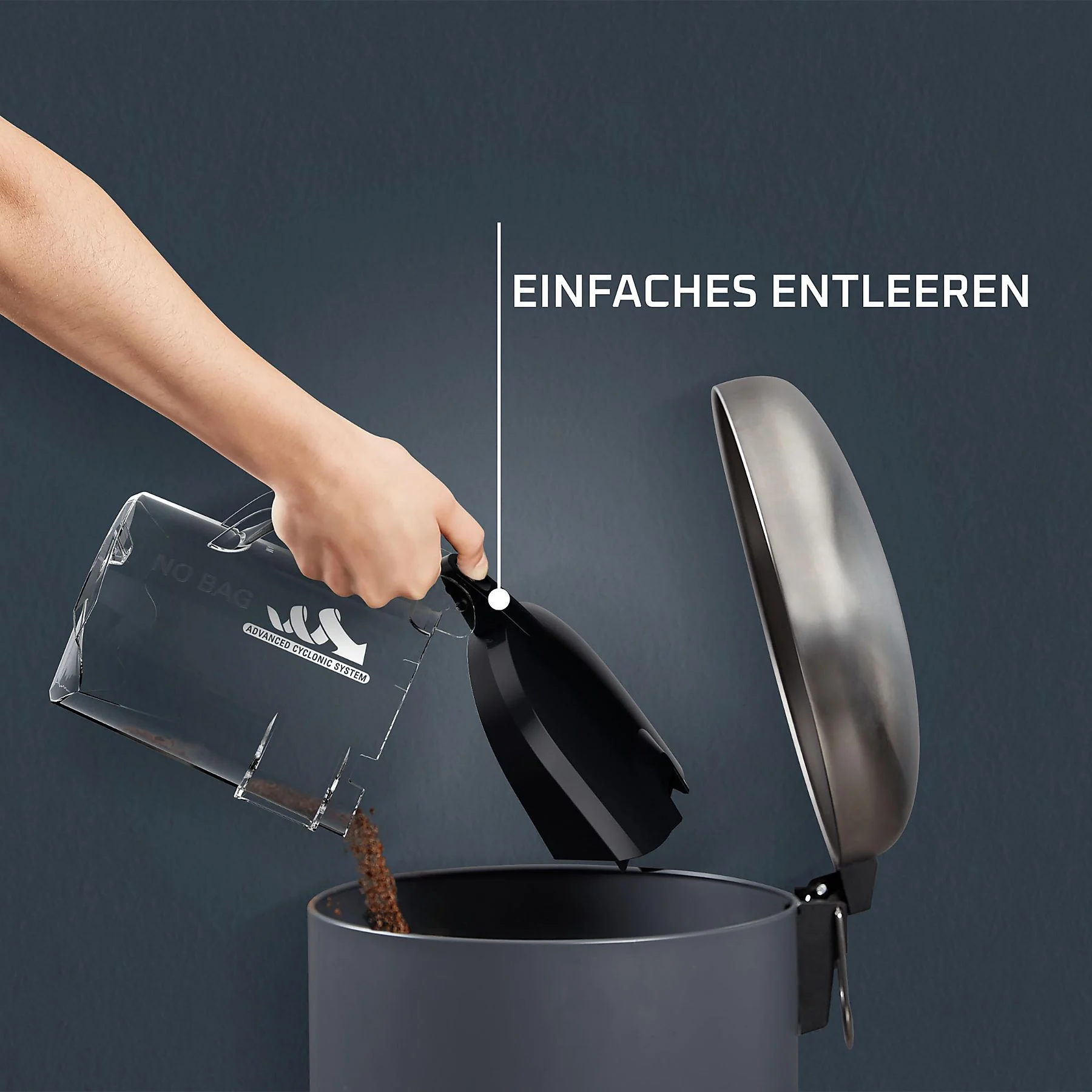 ROWENTA RO3725 Compact Power Cyclonic Classic Staubsauger, maximale Leistung: 750 Watt