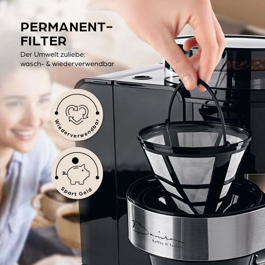 Barista Kaffeemaschine mit Mahlwerk 15427