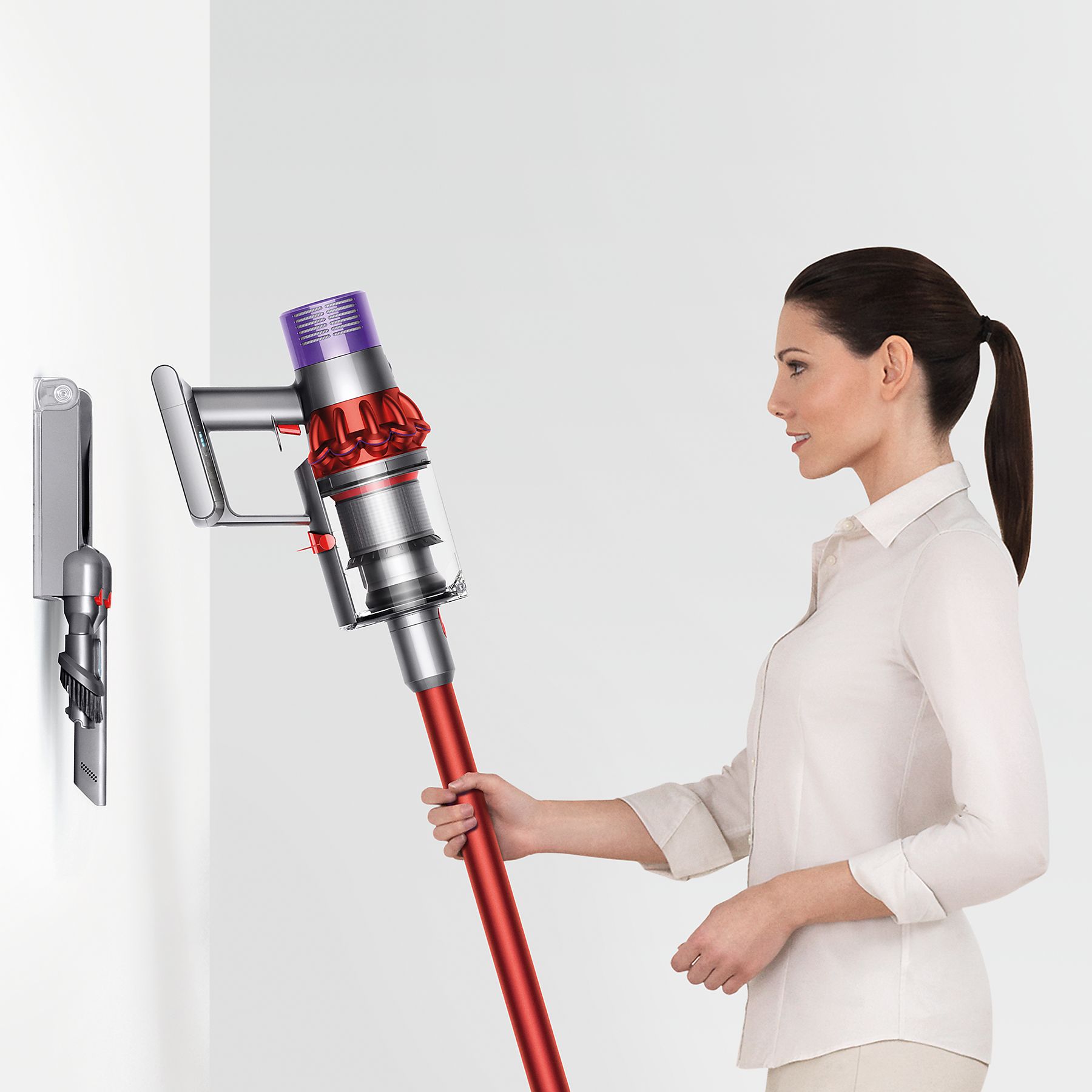 DYSON Cyclone V10 Motorhead Stielsauger, Akkubetrieb, 525 Watt