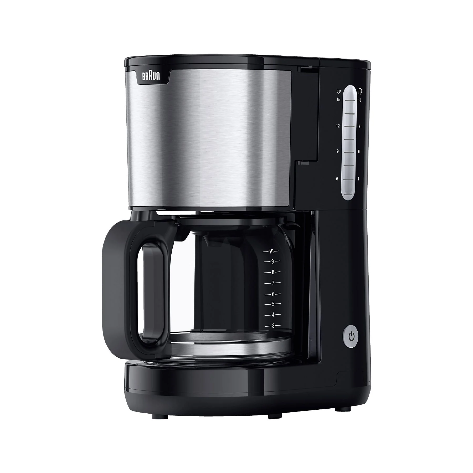 BRAUN PurShine KF 1500 BK Kaffeemaschine Schwarz/Edelstahl