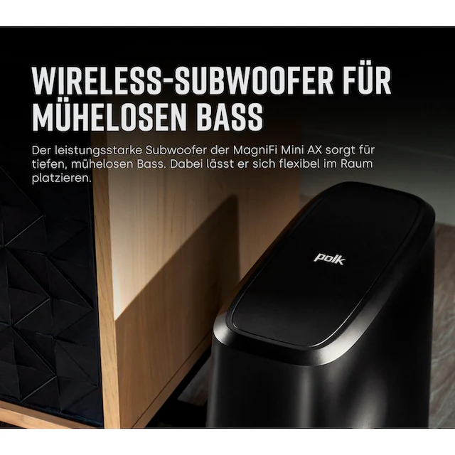 Polk Soundbar »Magnifi Mini AX«, mit Wireless-Subwoofer