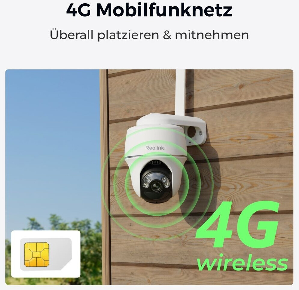reolink Go PT Plus+SP 3G/4G Akku