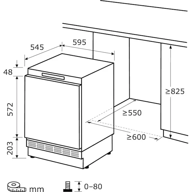 exquisit Einbaukühlschrank »UKS130-4-FE-010D«