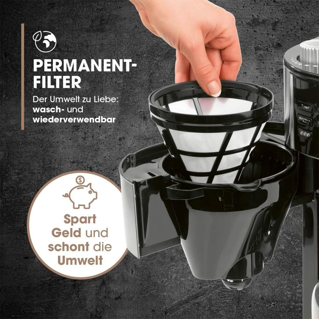 Barista Filterkaffeemaschine mit Mahlwerk
