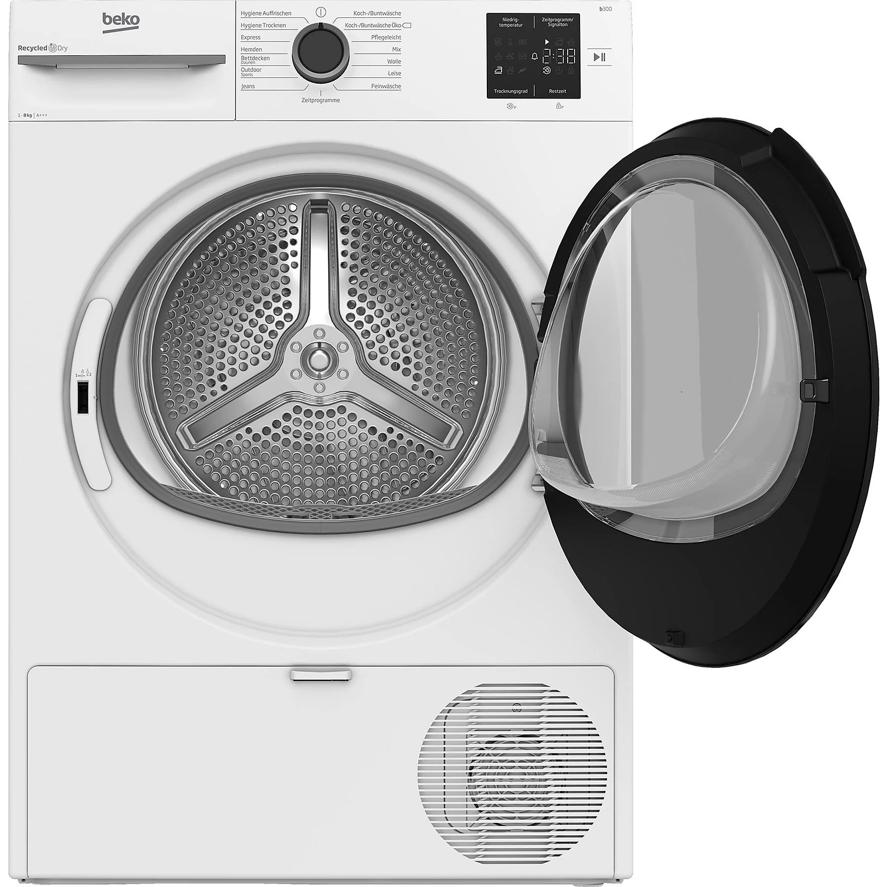 BEKO BM3T38249W Wärmepumpentrockner (8 kg, Weiß)
