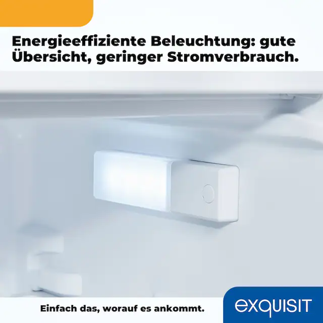 exquisit Einbaukühlschrank »UKS130-4-FE-010E«