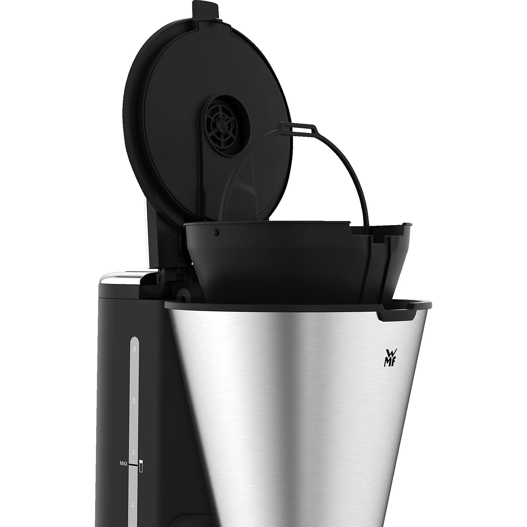 WMF 04.1226.0011 KÜCHENminis® Aroma Thermo to go Kaffeemaschine Edelstahl matt