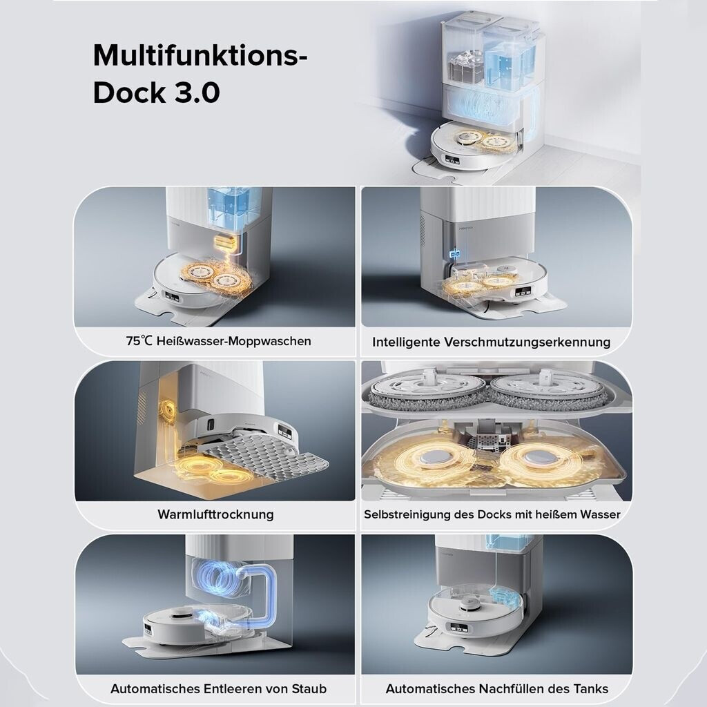 Roborock Qrevo Edge Saugroboter mit Multifunktions-Dockingstation 3.0