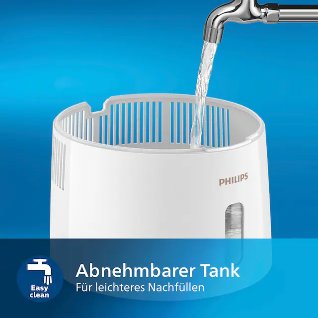 Philips Luftbefeuchter »HU3916/10 3000 Serie«, 3 l Wassertank, für 45 m² Räume, mit NanoCloud-Technologie