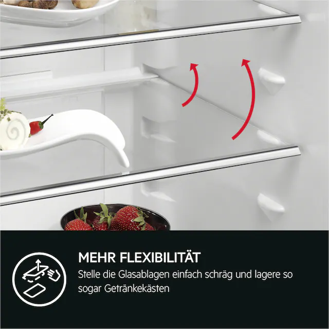 AEG Kühlschrank 6000 »OSF61I82EF«, 4-Sterne-Gefrierfach: Kalte -18° C, sogar im Inneren des Kühlschranks