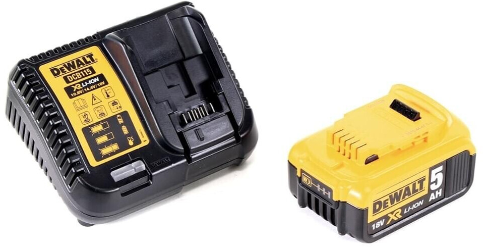 DeWalt DCV 100 P1 (1 x 5Ah Akku mit Ladegerät)