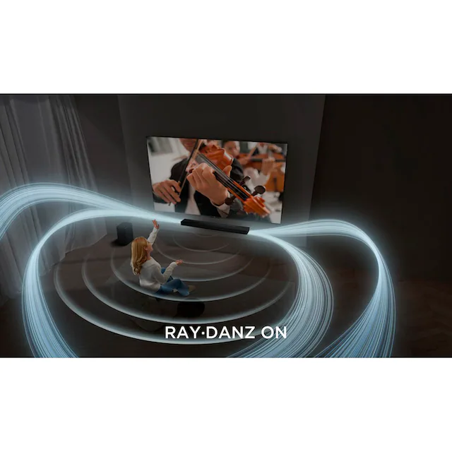 TCL Soundbar »Q85HE 7.1.4 Dolby Atmos und Ray Danz«, AI Sonic, 820 Watt, Airplay, HDMI, Bluetooth, Wandhalterung, Subwoofer