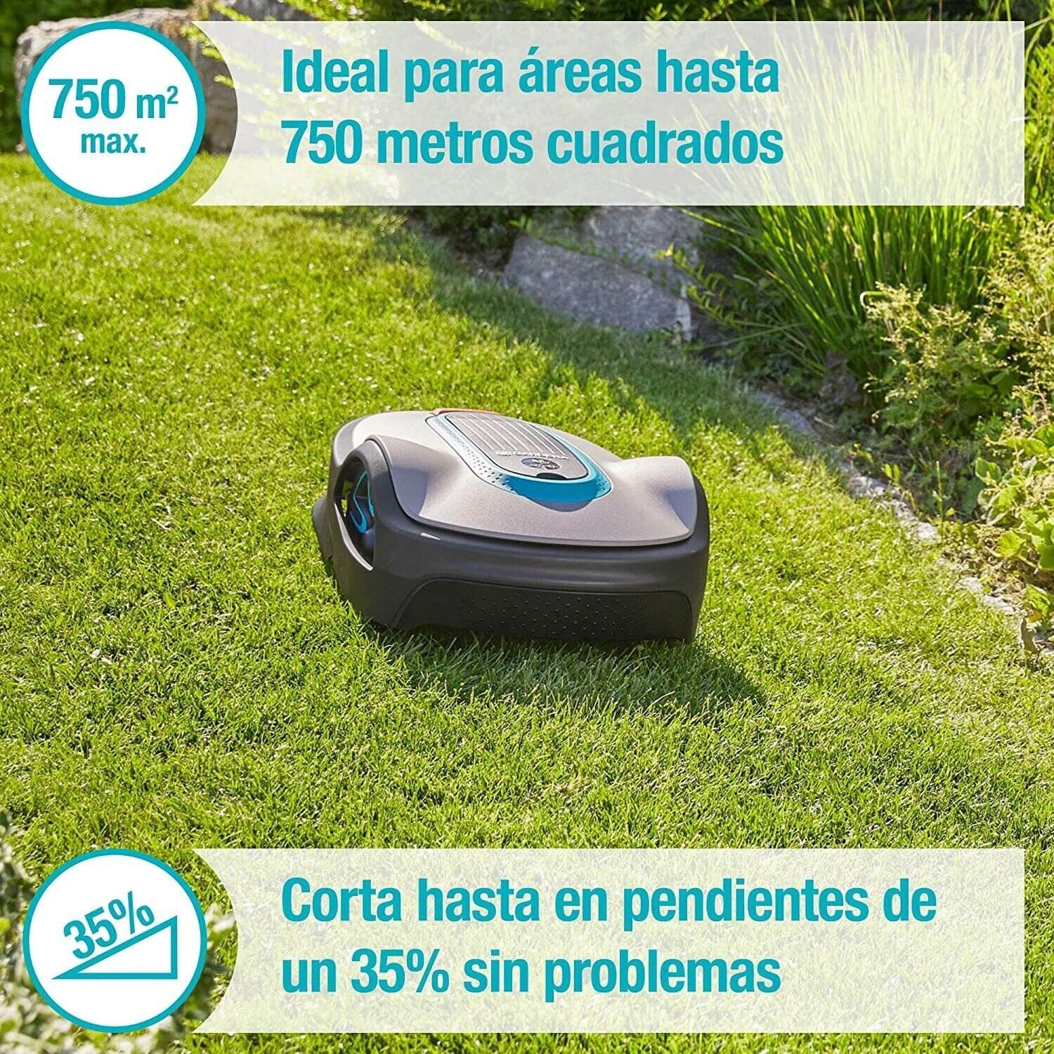 Gardena SILENO life 750 m² ES/IT-Version (15101-34)