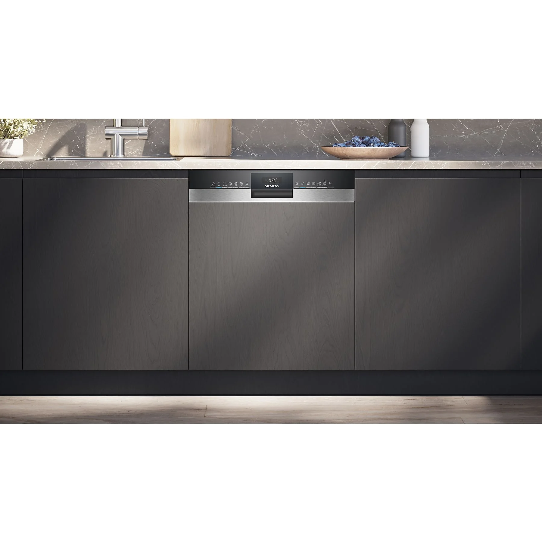 SIEMENS SN53ES04TE iQ300 Geschirrspüler (teilintegrierbar, 598 mm breit, 44 dB (A), B)