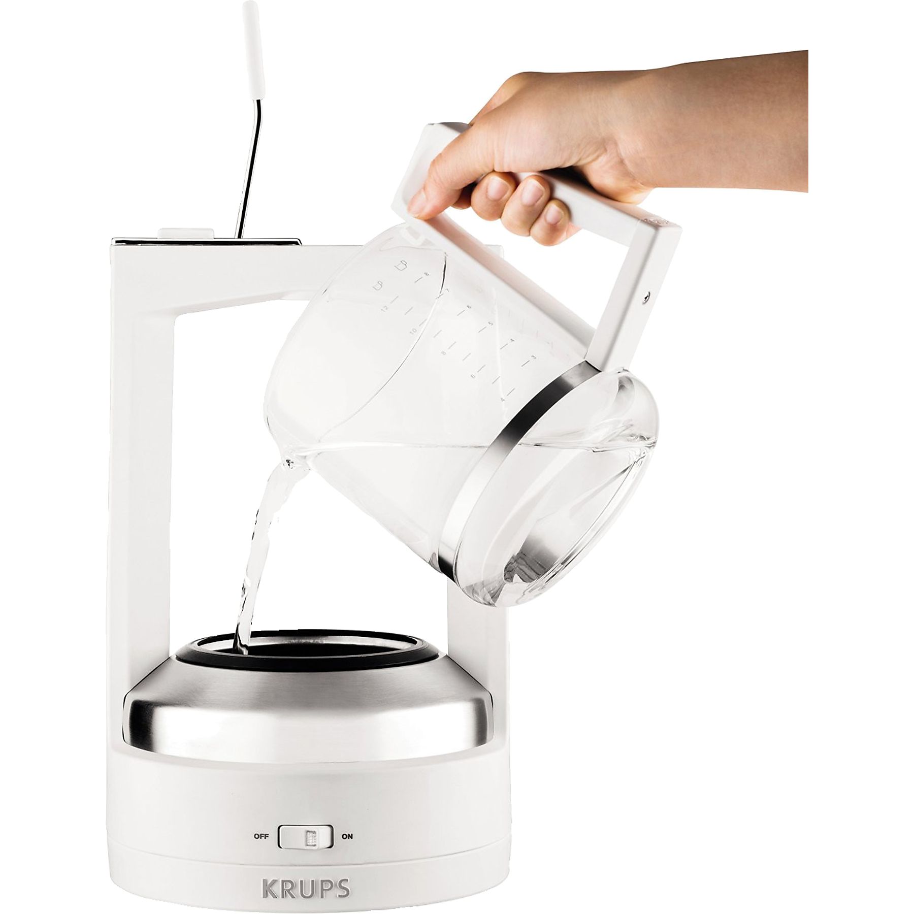 KRUPS KM 4682 Kaffeemaschine Weiß