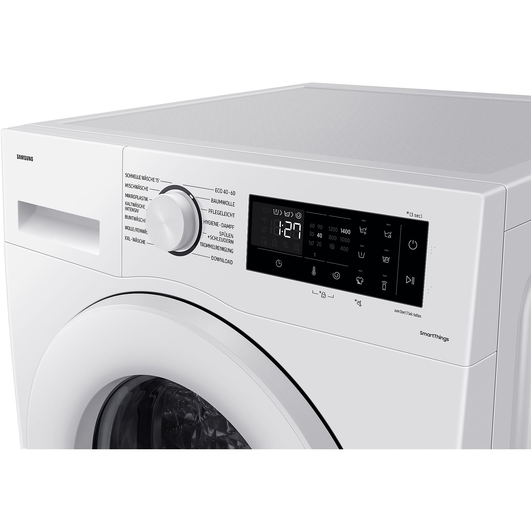 SAMSUNG WW80CGC04ATEEG Waschmaschine (8 kg, 1400 U/Min., A)