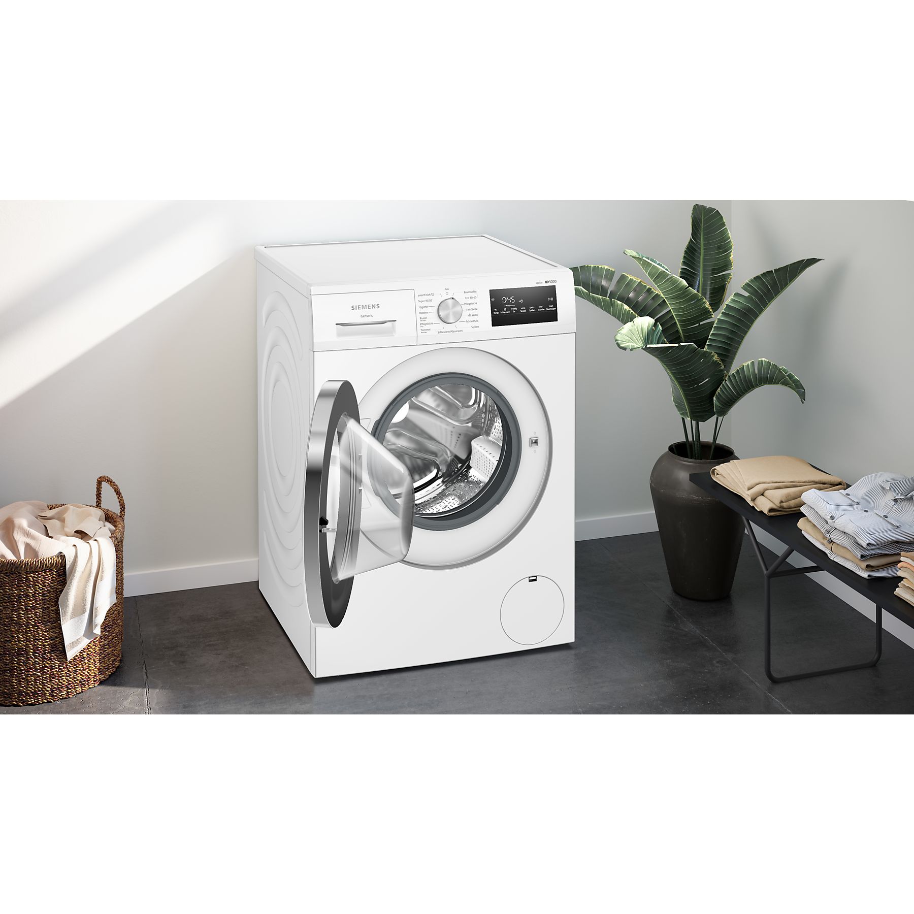 SIEMENS WM14NKECO4 iQ300 Waschmaschine (8 kg, 1400 U/Min., A)
