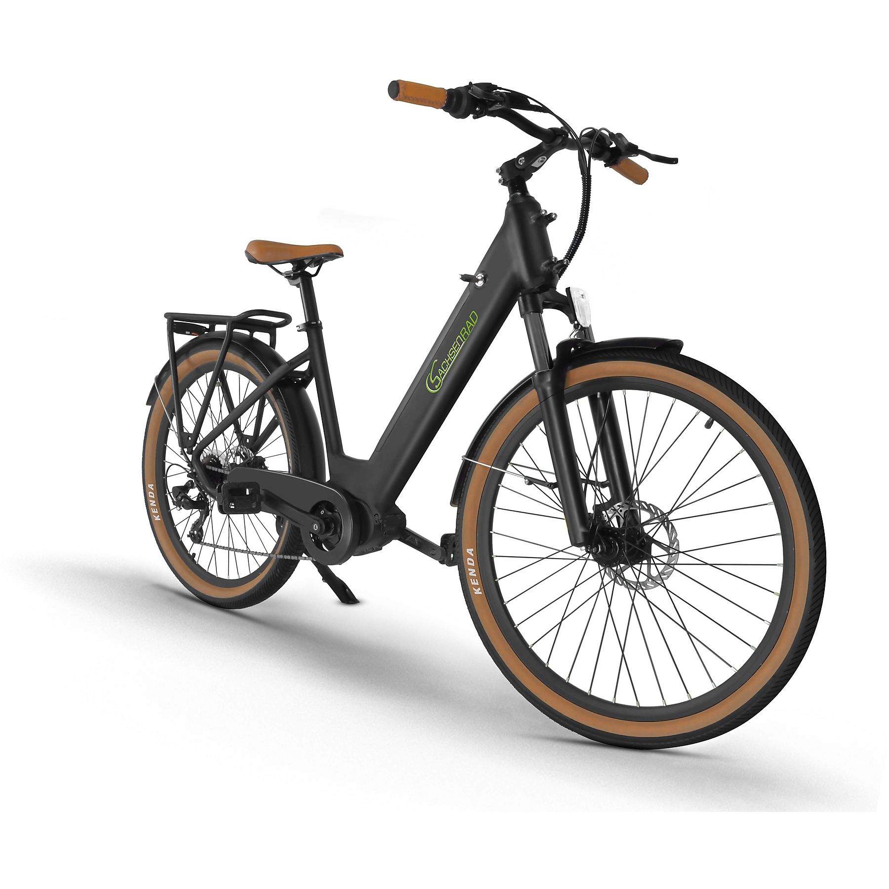 Sachsenrad E-Bikes E-SUV Citybike C5 Centro mit Alarmsystem schwarz