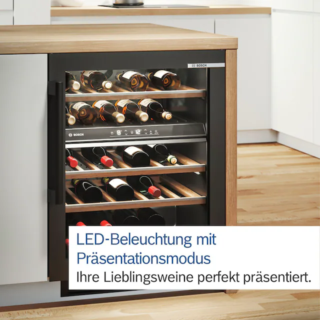 BOSCH Weinkühlschrank »KUW20VHF0«, für 21 St. Standardflaschen á 075l