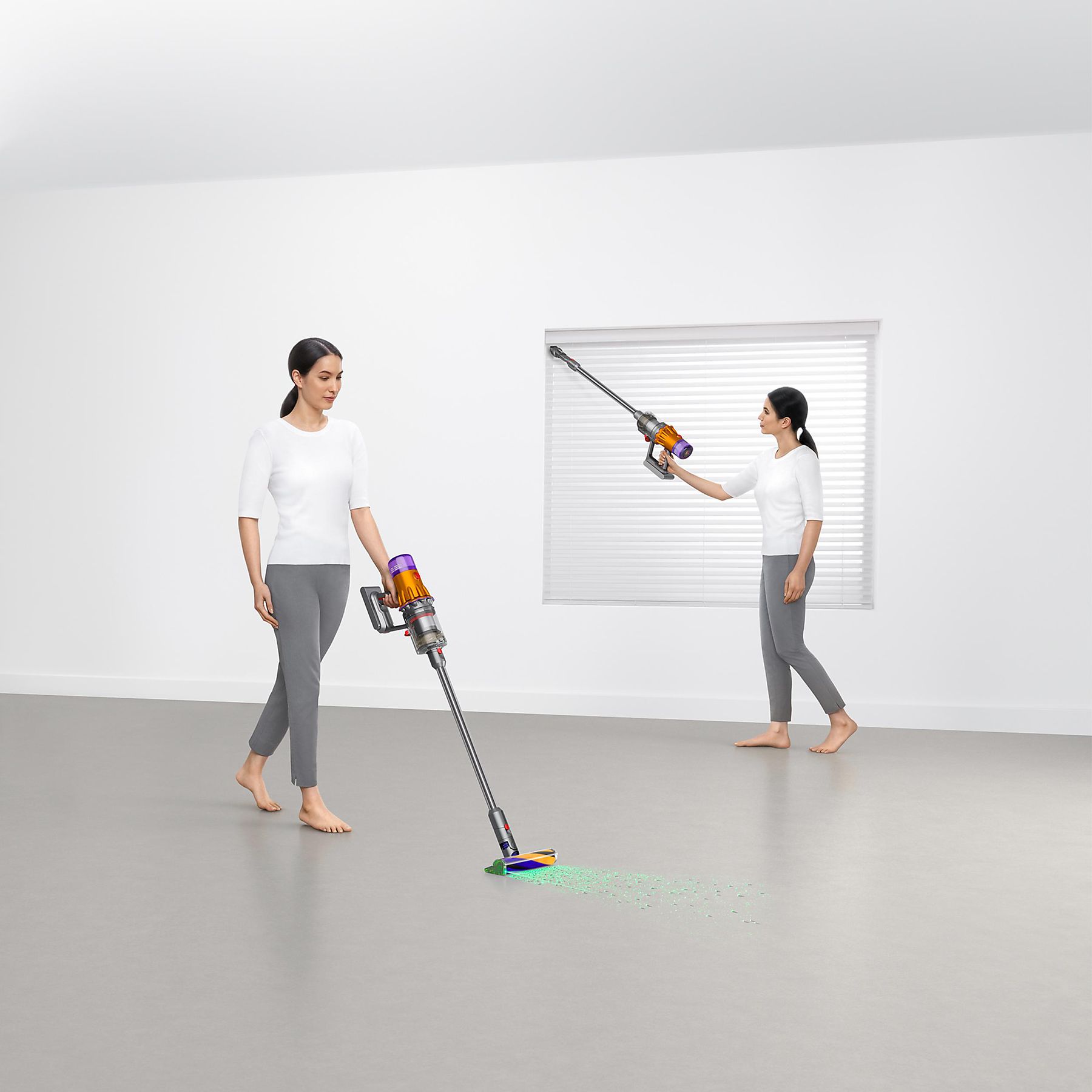 DYSON V12 Detect Slim Absolute (2022) Stielsauger, Akkubetrieb, 545 Watt