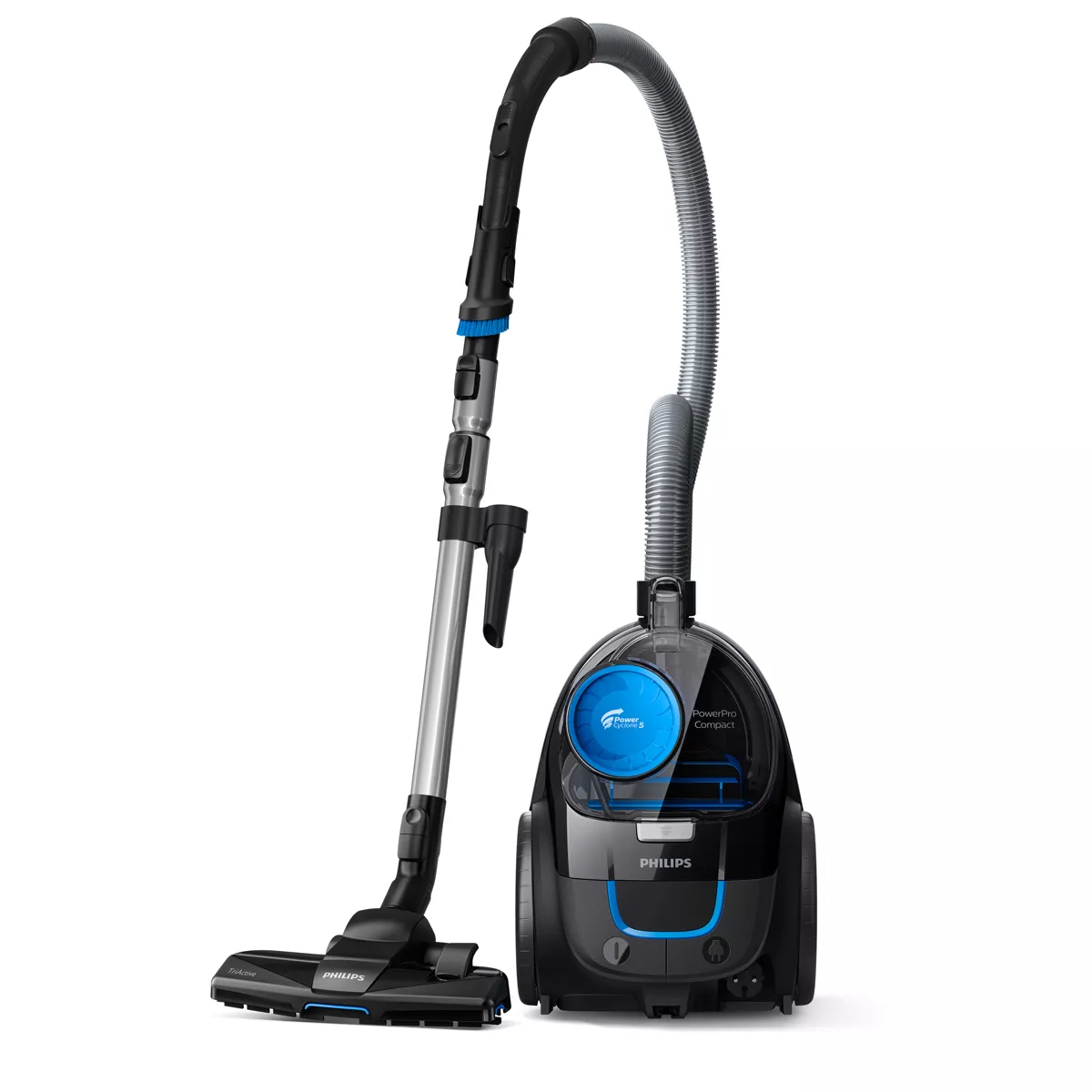 PHILIPS FC9331/09 Zylinder-Vakuum Staubsauger, maximale Leistung: 900 Watt, Tiefschwarz)
