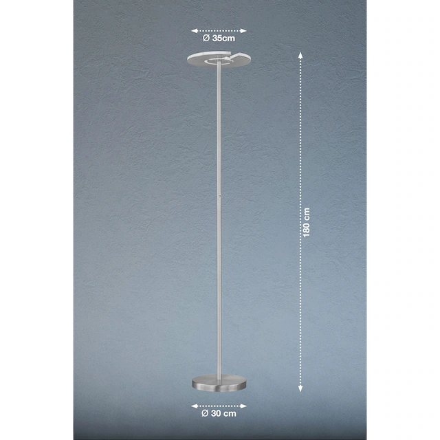 FISCHER & HONSEL LED Deckenfluter »Dent«, 1 flammig, Leuchtmittel LED-Modul | LED fest integriert