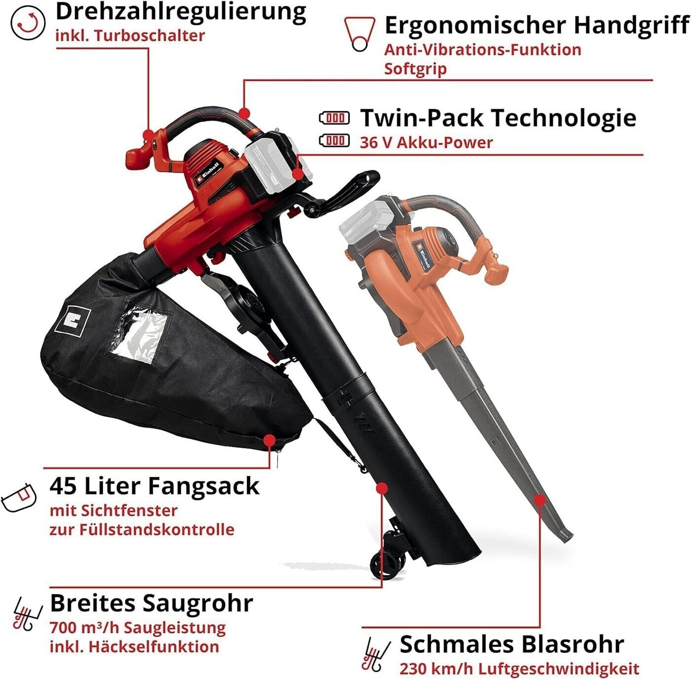Einhell GE-CL 36/230 Li E-Solo 18V ( Ohne Akku )