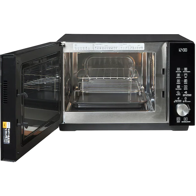 BAUKNECHT Mikrowelle »MF 258 B«, Grill-Mikrowelle-Heißluft, intelligente Technologie ohne Drehteller