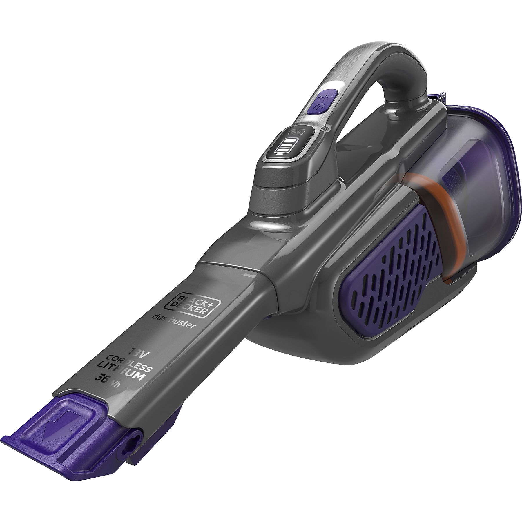 BLACK+DECKER BHHV520BFP Handstaubsauger, Akkubetrieb, 36 Watt