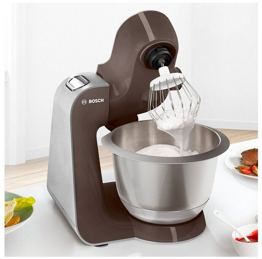 Bosch MUM5 1000 W Edelstahl gebürstet MUM58A20 grau