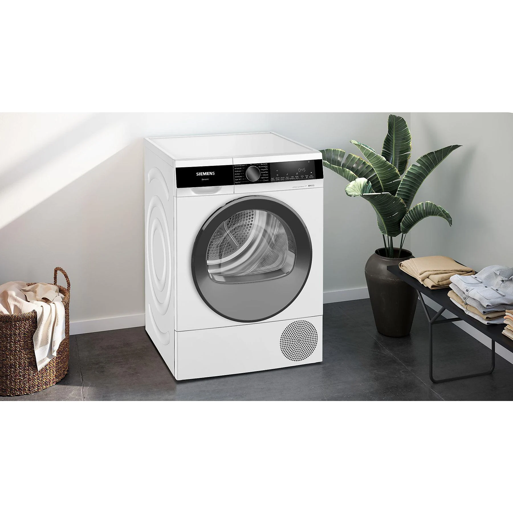 SIEMENS WQ35G2D00 Wärmepumpentrockner iQ500 (8 kg, Weiß)