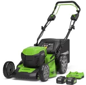 Greenworks GD24X2LM46SPK4X (46cm-48V Bürstenlos-inkl. 2x24V Akku)